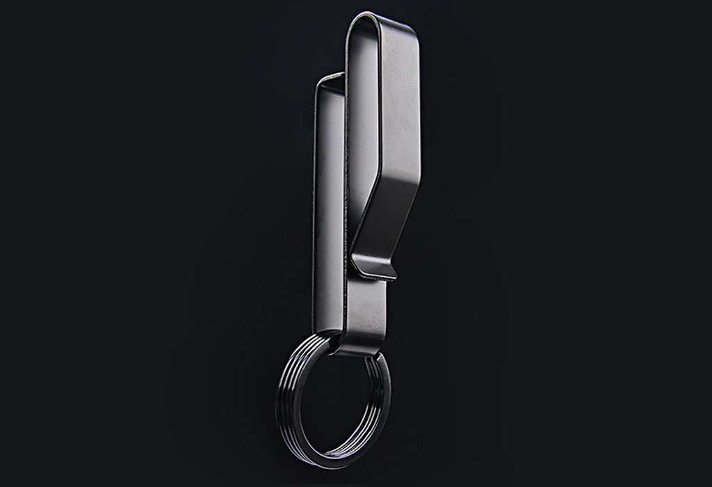 جاکلیدی کمری مردانه استیل ضد زنگ Stainless steel men's waist car keychain