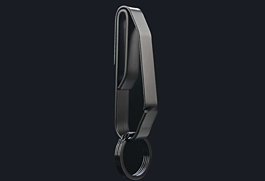 جاکلیدی کمری مردانه استیل ضد زنگ Stainless steel men's waist car keychain