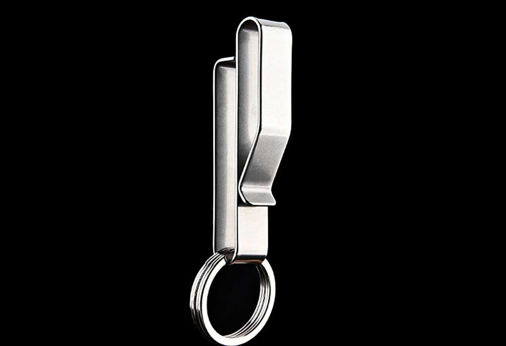 جاکلیدی کمری مردانه استیل ضد زنگ Stainless steel men's waist car keychain