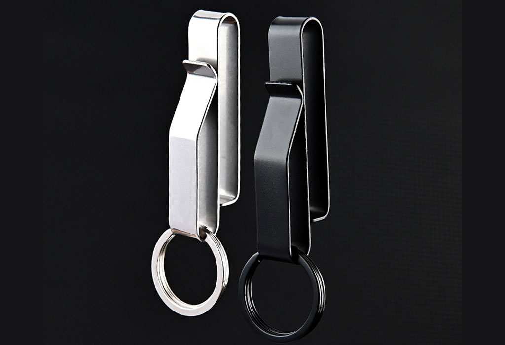 جاکلیدی کمری مردانه استیل ضد زنگ Stainless steel men's waist car keychain