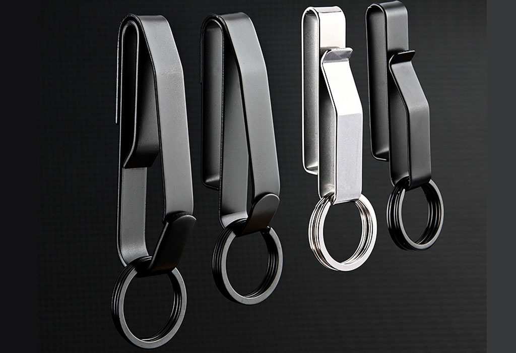 جاکلیدی کمری مردانه استیل ضد زنگ Stainless steel men's waist car keychain