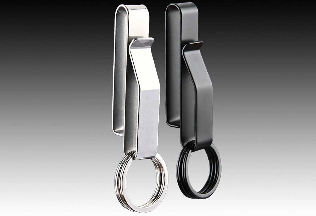 جاکلیدی کمری مردانه استیل ضد زنگ Stainless steel men's waist car keychain