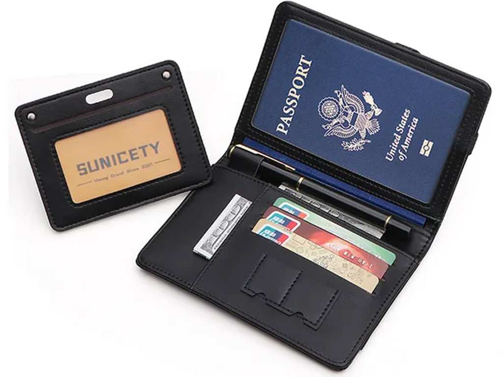 کیف مدارک و پاسپورت کش دار سانی ستی Sunicety anti-theft passport wallet S3121