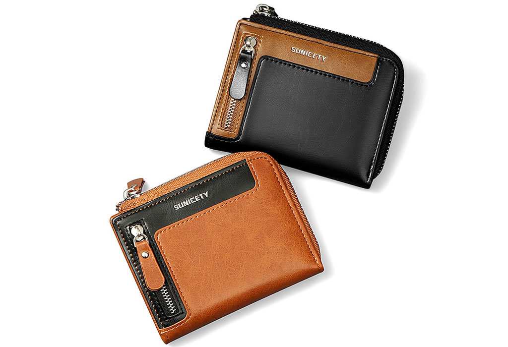 کیف پول و جاکارتی مردانه  SUNICETY Cross-border wallet RFID multi-card for men S3033