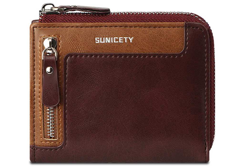 کیف پول و جاکارتی مردانه  SUNICETY Cross-border wallet RFID multi-card for men S3033