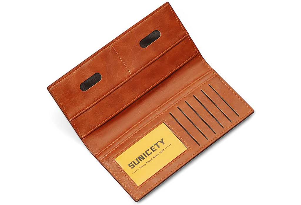 کیف پول و جاکارتی مردانه SUNICETY Cross-border wallet RFID multi-card for men S3003