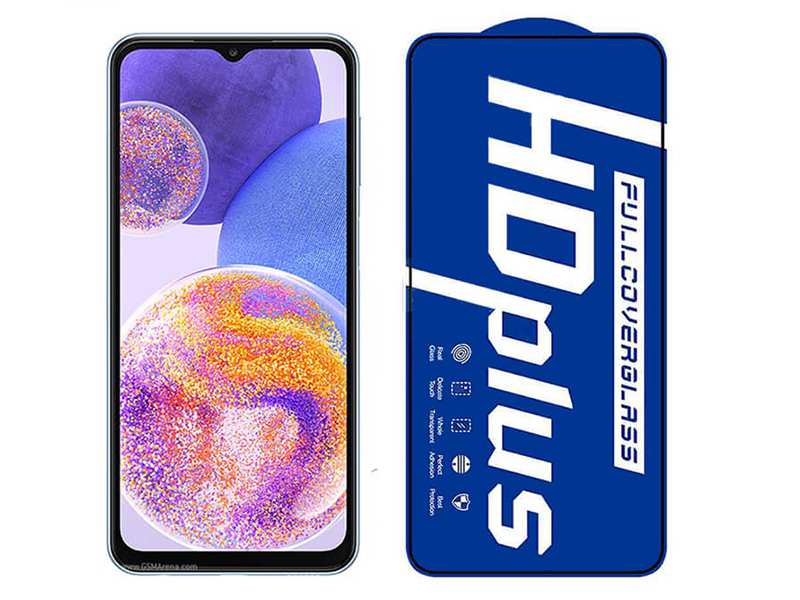 گلس شفاف شیشه ای تمام صفحه گوشی سامسونگ گلکسی آ23 لیتو LITO screen HD Plus model suitable Samsung A23 - تصویر 12