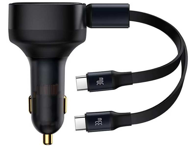 شارژر فندکی فست شارژ ماشین تایپ سی 33 وات بیسوس C00035500111-00 - تصویر 13