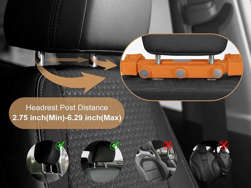 بالش سر و گردن داخل خودرو قابل تنظیم Adjustable Car Headrest Side Sleeping Neck Support Pillow CHP05