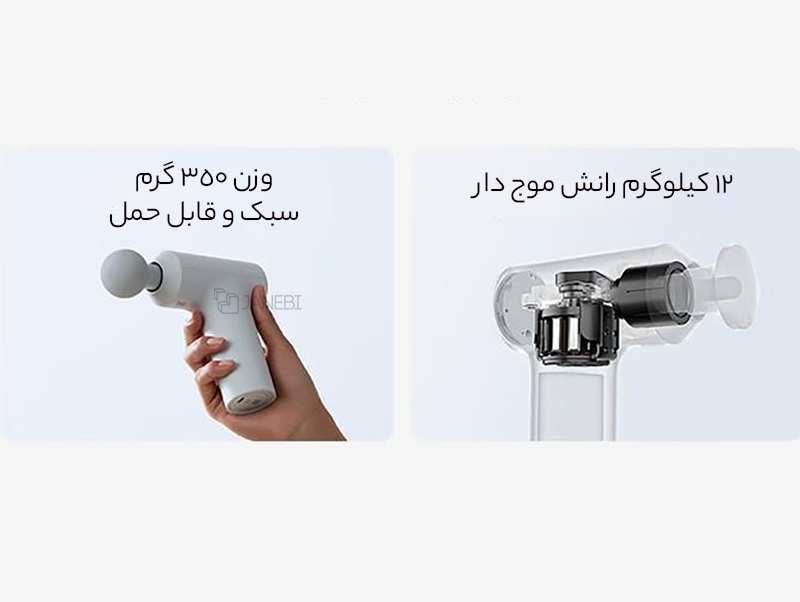 ماساژور تفنگی عمیق شیائومی Xiaomi Mijia Mini Fascia Gun 2C MJJMQ03YM