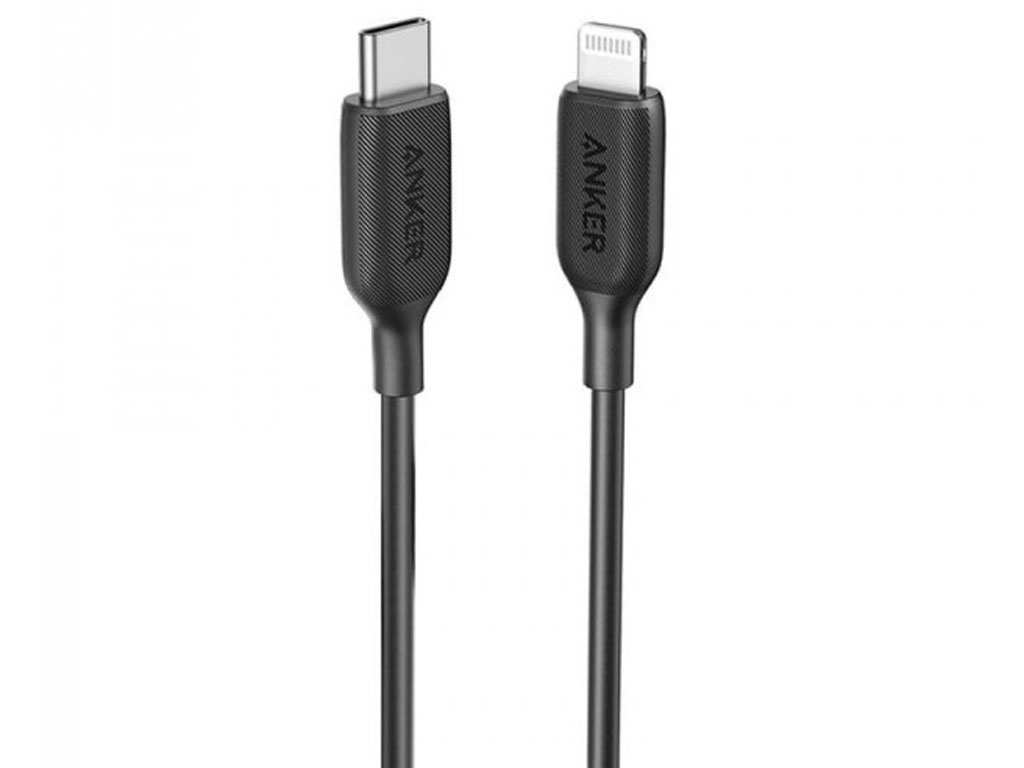 کابل شارژ سریع تایپ سی به لایتنینگ 90 سانتیمتری 18 وات انکر Anker A8832H11 USB C to Lightning Cable