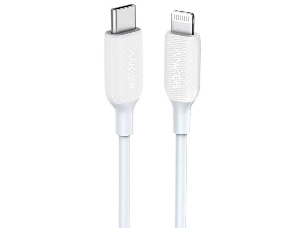 کابل شارژ سریع تایپ سی به لایتنینگ 18 وات 180 سانتی‌متری انکر Anker PowerLine III USB-C to Lightning 2.0 Cable A8833H11