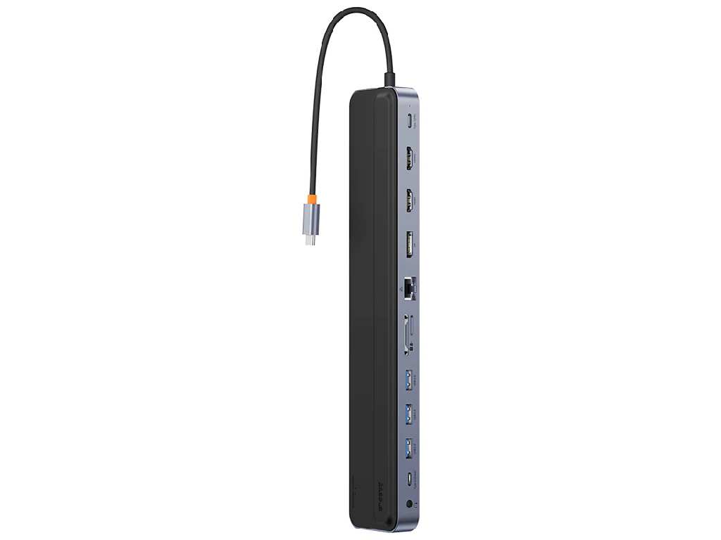هاب تایپ سی 12 پورت و پایه لپ تاپ بیسوس Baseus EliteJoy Gen2 12-Port Type-C HUB Adapter WKSX030213