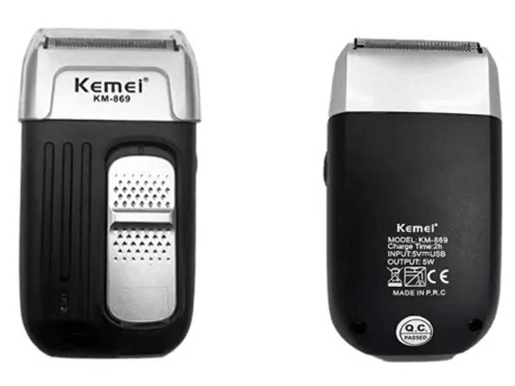 ریش تراش شارژی حرفه‌ای کمی KEMEI professional rechargeable shaver TXD-KM-869