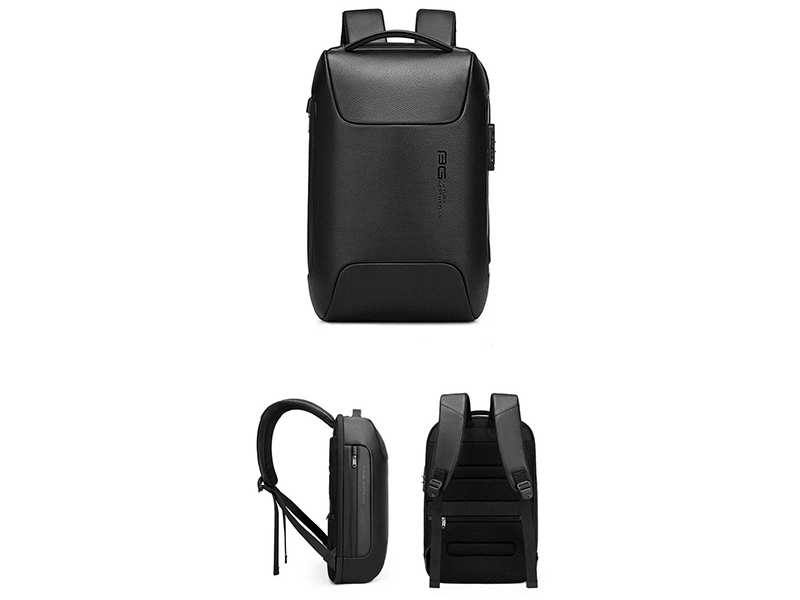 کوله پشتی چرم ضد سرقت لپ تاپ 15.6 اینچ یو اس بی دار بنج  Bange BG-6622 Tas Laptop Backpack Kulit Sapi Asli 15.6 Inch