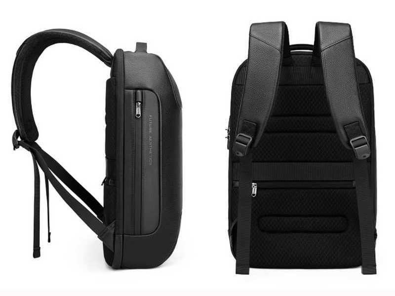 کوله پشتی چرم ضد سرقت لپ تاپ 15.6 اینچ یو اس بی دار بنج  Bange BG-6622 Tas Laptop Backpack Kulit Sapi Asli 15.6 Inch