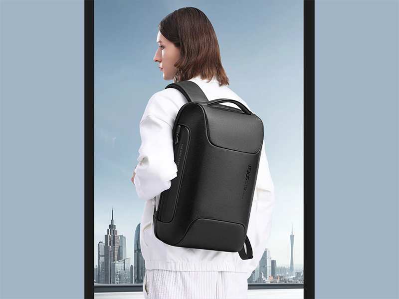 کوله پشتی چرم ضد سرقت لپ تاپ 15.6 اینچ یو اس بی دار بنج  Bange BG-6622 Tas Laptop Backpack Kulit Sapi Asli 15.6 Inch