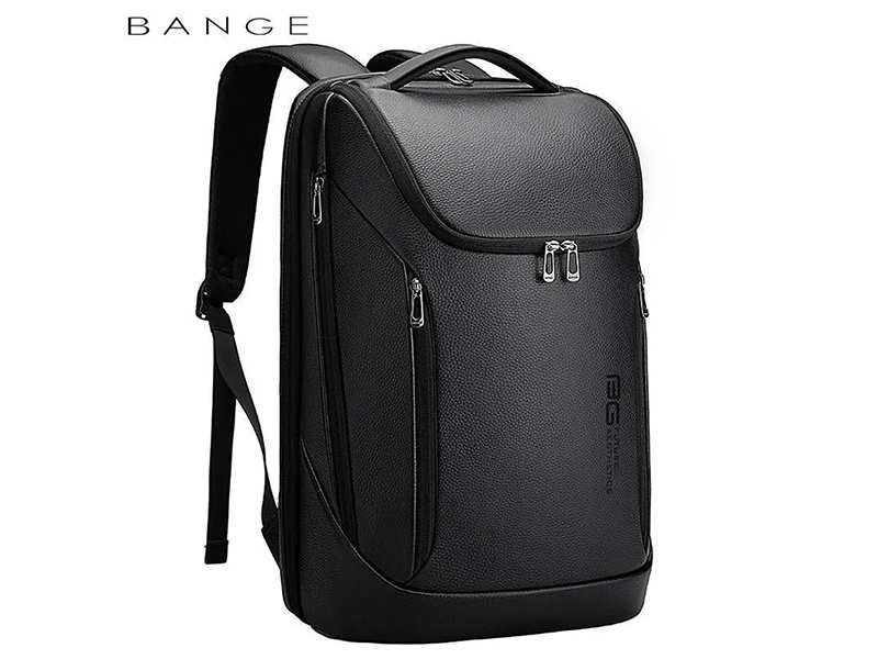 کوله پشتی لپ تاپ  15.6 اینچ چرم ضد آب یو اس بی دار بنج Bange BG-6623 Leather Laptop Backpack