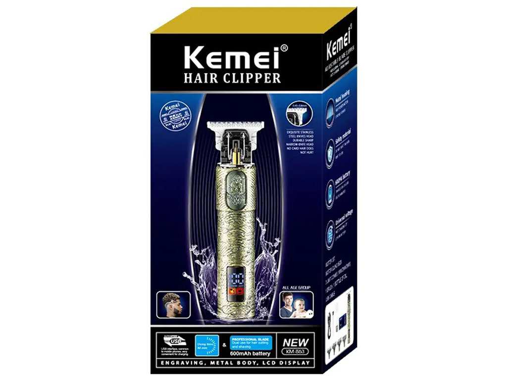 ماشین اصلاح شارژی کمی kemei Ipx7 Rechargeable Hair Trimmer km-863