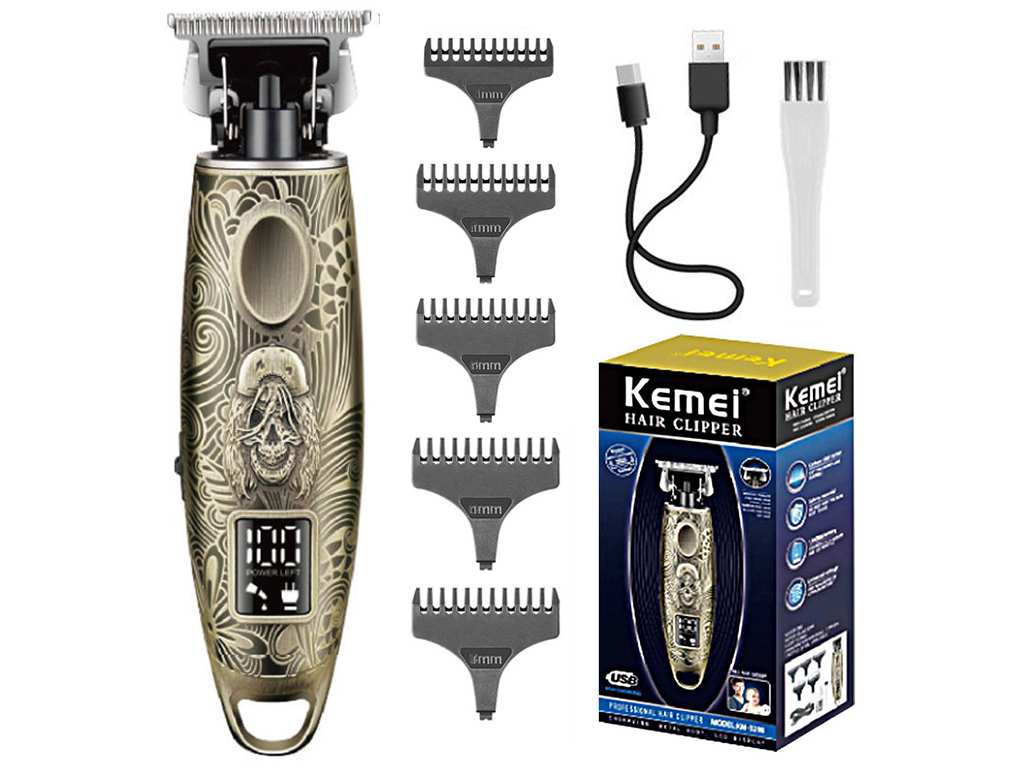 ماشین اصلاح موی سر و صورت شارژی کمی Kemei Cordless Man Barber Electric Hair Clipper KM-3298