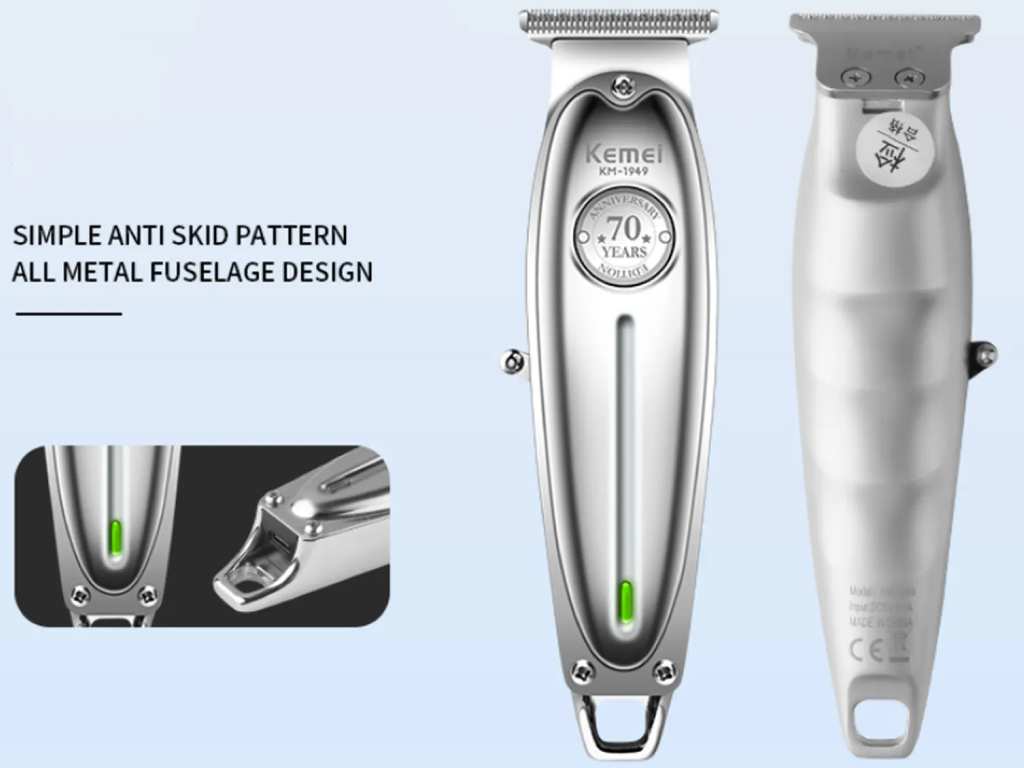 ماشین اصلاح موی سر و صورت شارژی کمی Kemei Rechargeable Hair Trimmer KM-1949