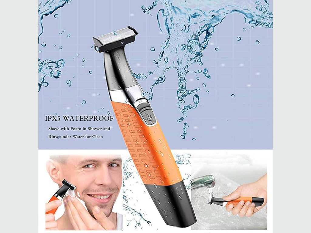 ریش تراش شارژی کمی Kemei KM-1910 Waterproof Electric Shaver USB Rechargeable