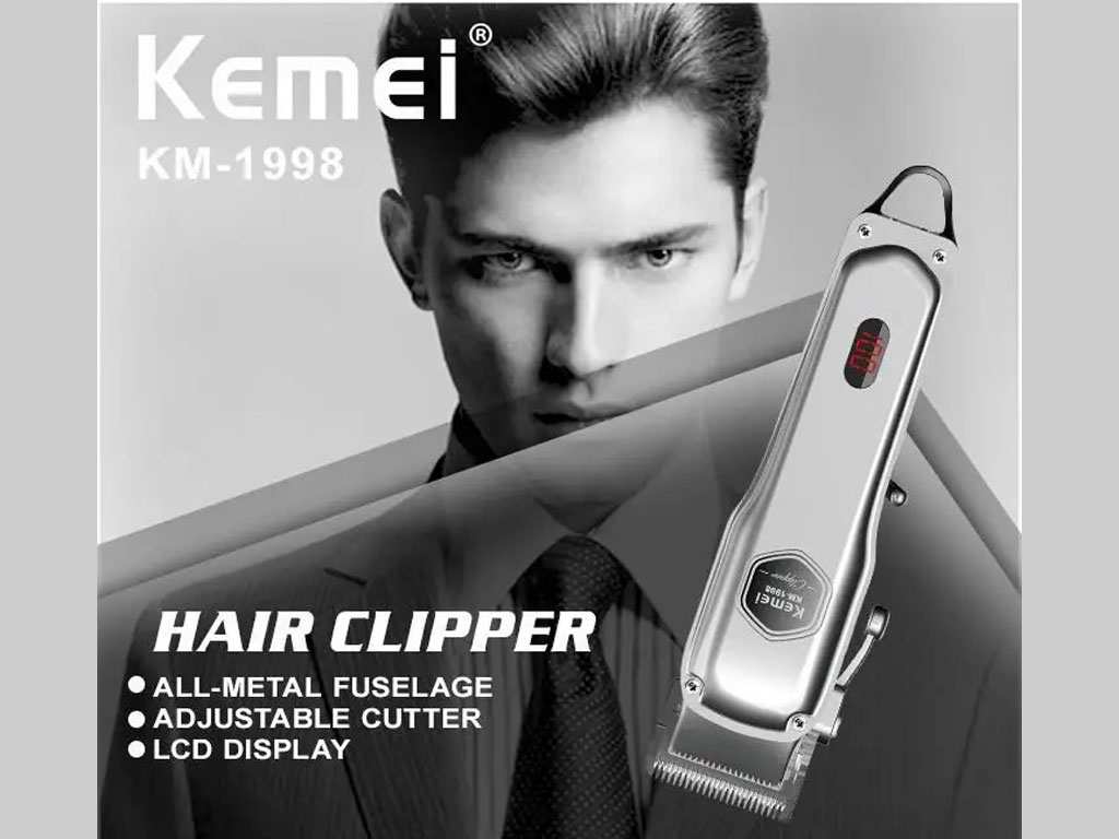 ریش تراش شارژی کیمی Kemei Rechargeable Electric Hair Trimmer KM-1998