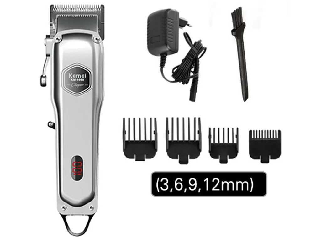 ریش تراش شارژی کیمی Kemei Rechargeable Electric Hair Trimmer KM-1998