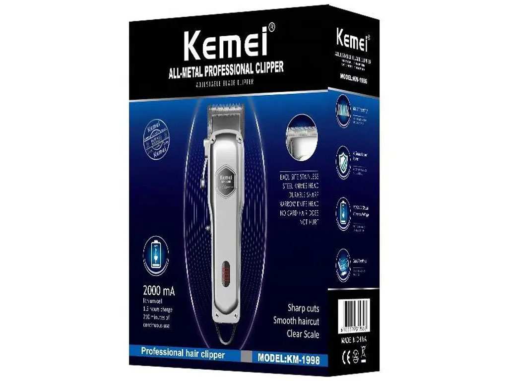 ریش تراش شارژی کیمی Kemei Rechargeable Electric Hair Trimmer KM-1998