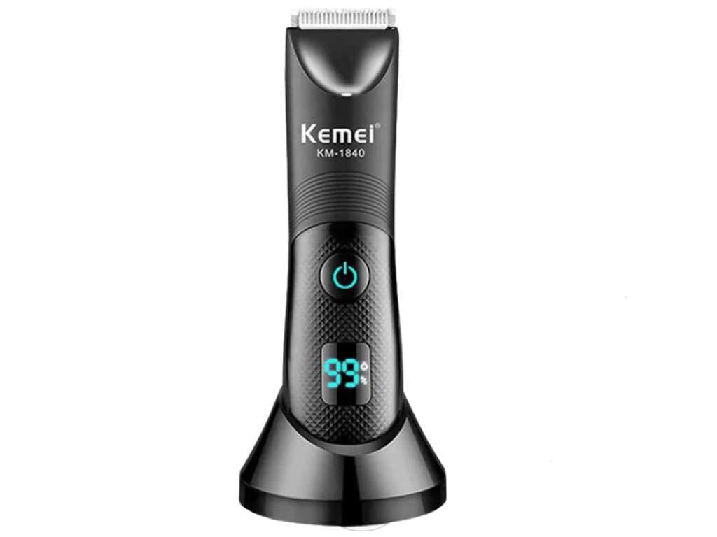 ماشین اصلاح موی سر و بدن شارژی ضدآب کیمی Kemei KM-1840 Electric Body Clipper Hair Trimmer