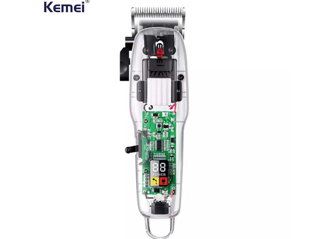 ریش تراش و ماشین اصلاح شارژی کمی Kemei Km-Ng108 Usb Transparent Body Hair Cutting Machine