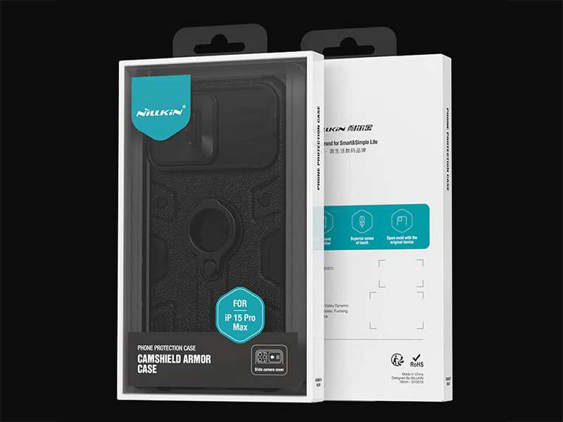 قاب محافظ آیفون 15 پرومکس نیلکین Nillkin Apple iPhone 15 Pro max Cam Shield Armor Case