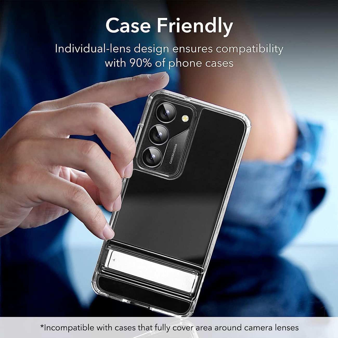 گلس لنز دوربین سامسونگ گلکسی اس 23 اف ای رینگی Ring Protector