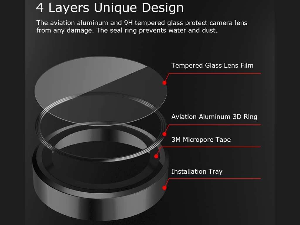 گلس لنز دوربین سامسونگ گلکسی اس 23 اف ای رینگی Ring Protector