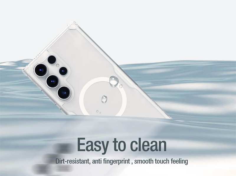 قاب محافظ مگنتی گلکسی اس 24 اولترا نیلکین Nillkin Nature TPU Pro Magnetic case Samsung Galaxy S24 Ultra