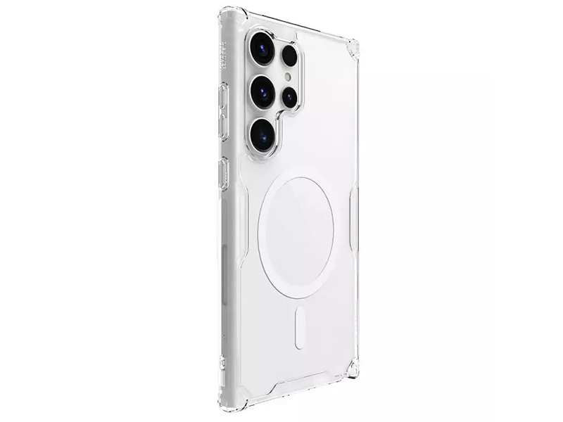 قاب محافظ مگنتی گلکسی اس 24 اولترا نیلکین Nillkin Nature TPU Pro Magnetic case Samsung Galaxy S24 Ultra
