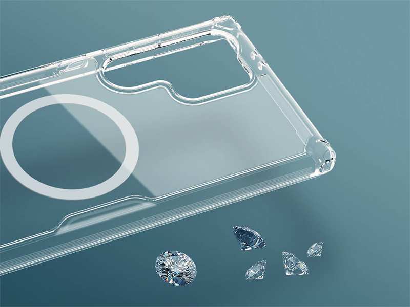 قاب محافظ مگنتی گلکسی اس 24 اولترا نیلکین Nillkin Nature TPU Pro Magnetic case Samsung Galaxy S24 Ultra