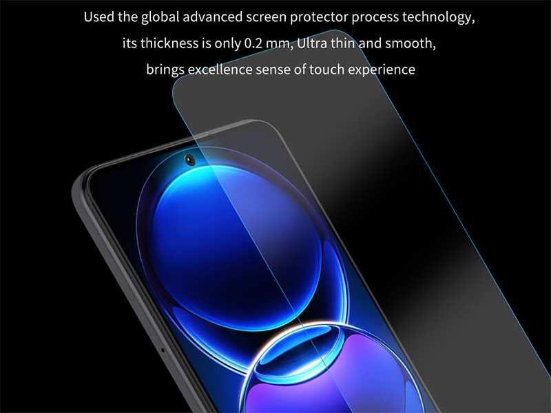 گلس شیائومی ردمی نوت 12 و پوکو ایکس 5  نیلکین Nillkin Amazing H+ Pro tempered glass screen protector Xiaomi Redmi Note 12 4G ,Note 12 5G  Poco X5