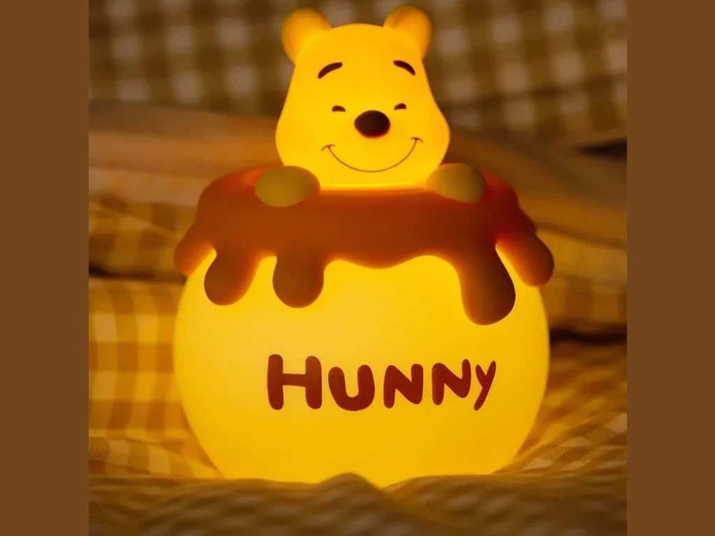 چراغ خواب فانتزی شارژی رومیزی اتاق کودک Winnie the Pooh Night Light Bedroom Children's Sleeping Light MYCP2305