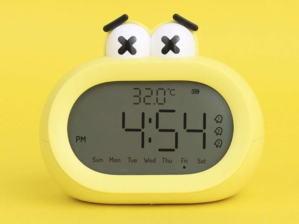 ساعت زنگ‌دار فانتزی رومیزی Alarm Clock Intelligent Multifunctional BD-AC-03