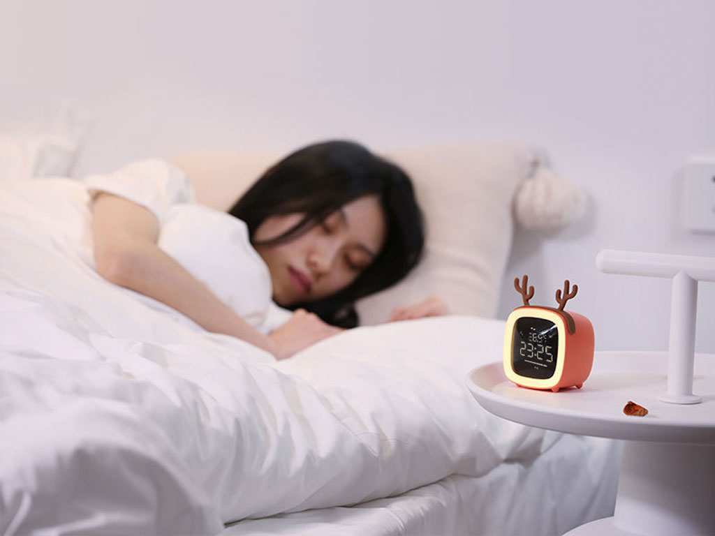 ساعت زنگ‌دار رومیزی دیجیتال Cute digital study alarm clock BD-AC-02