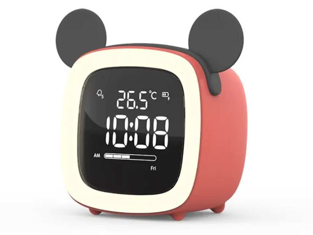 ساعت زنگ‌دار رومیزی دیجیتال Cute digital study alarm clock BD-AC-02