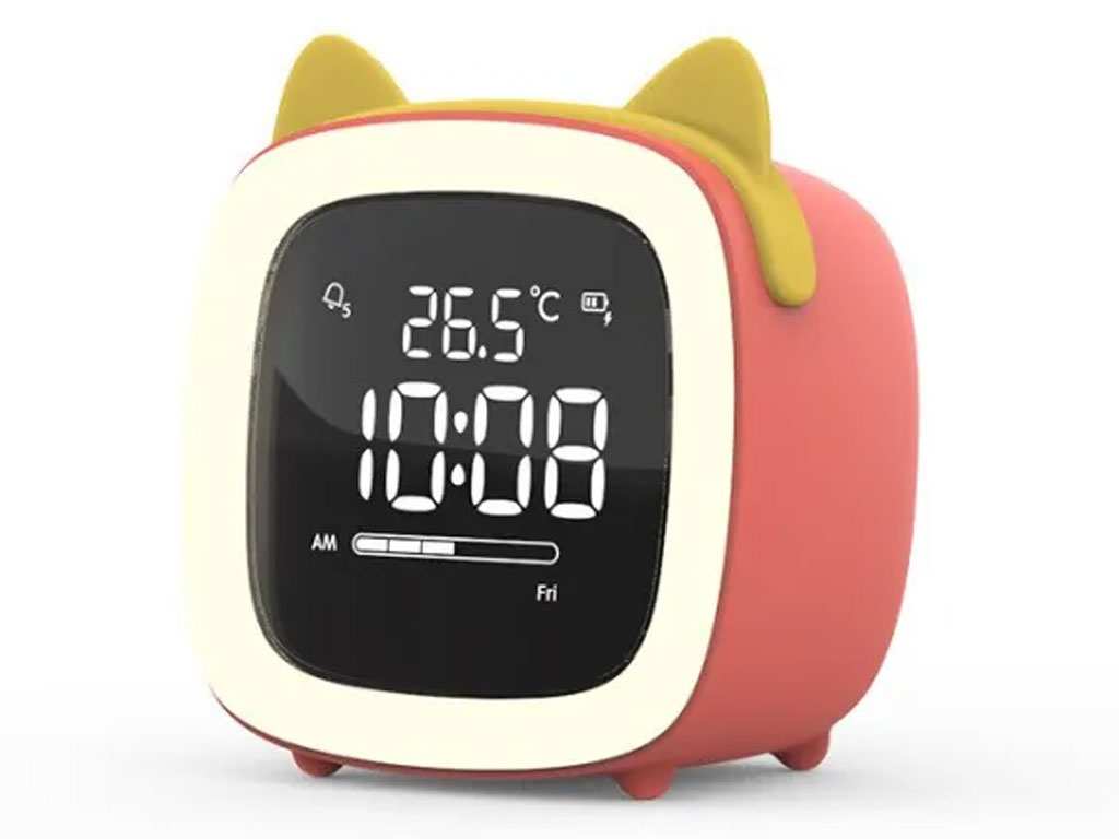 ساعت زنگ‌دار رومیزی دیجیتال Cute digital study alarm clock BD-AC-02