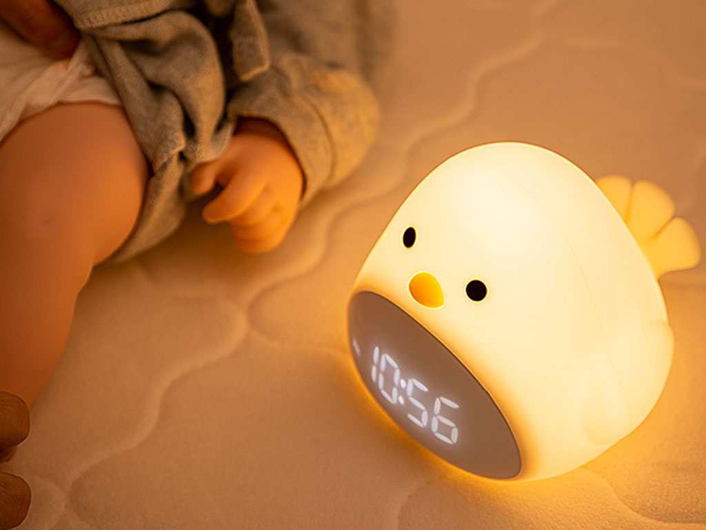 چراغ خواب و ساعت دیجیتال فانتزی رومیزی Timebird alarm clock digital display