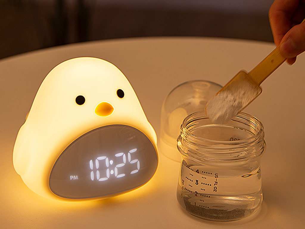 چراغ خواب و ساعت دیجیتال فانتزی رومیزی Timebird alarm clock digital display