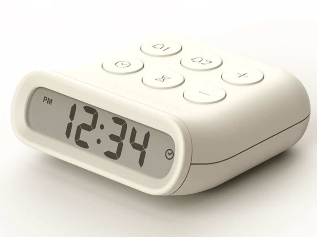 ساعت زنگ‌دار رومیزی چندکاره MUID small alarm clock multi-functional plastic bedroom H-C-05