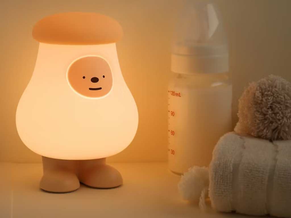 چراغ خواب فانتزی رومیزی شارژی MUID Mushroom Boy Night Lamp H-L