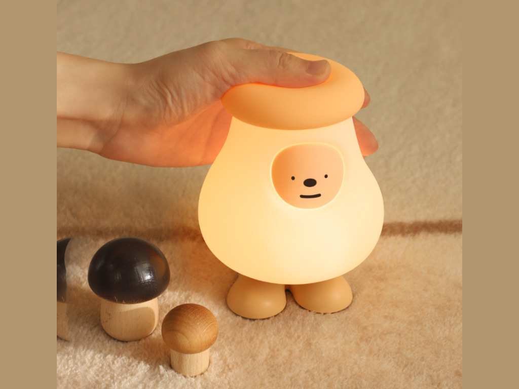 چراغ خواب فانتزی رومیزی شارژی MUID Mushroom Boy Night Lamp H-L