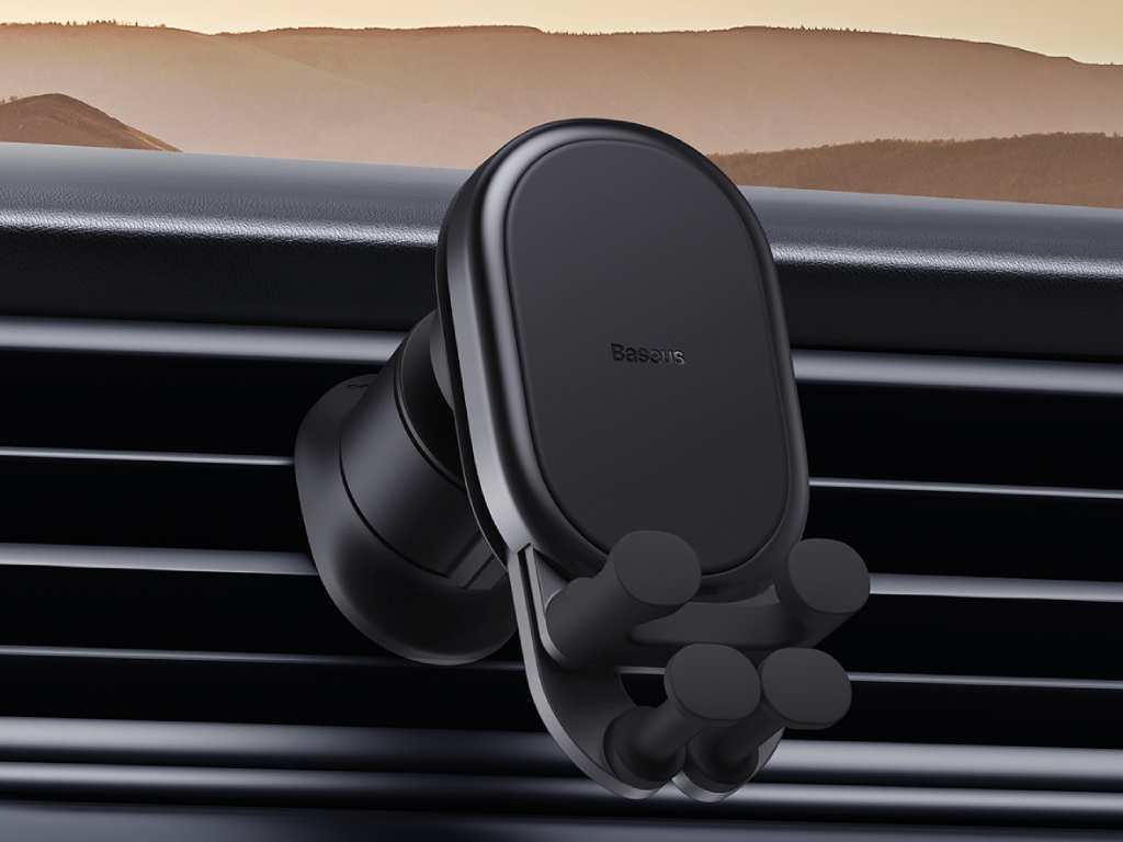 هولدر و شارژر بی سیم داخل خودرو 15 وات بیسوس Baseus Stable Gravitational Wireless Charging Car Mount Pro 15W BS-CM014 SUWX030001