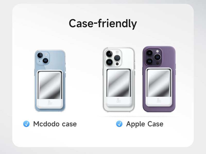 پاوربانک مگنتی 10000 شارژ بی سیم 15 وات و شارژ سیمی تایپ سی 20 وات مک دودو Mcdodo MC-426 15W Magnetic Wireless Power Bank